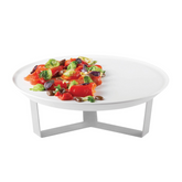 Rosseto Forme’ Melamine White Tray with 3-Leg Riser